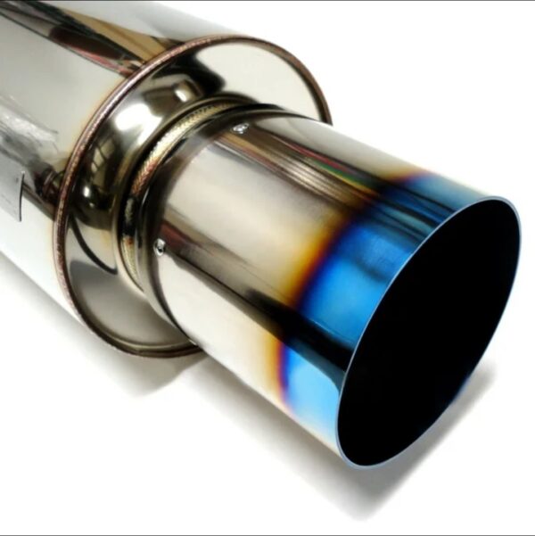 Muffler HKS Alto Flujo Entrada 2.5" salida 3.5" 60cm - Image 2