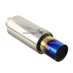 Muffler HKS Alto Flujo Entrada 2" Salida 3" 59cm