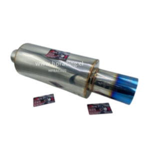 Muffler Alto Flujo Entrada 3" Salida 4" (60cm)