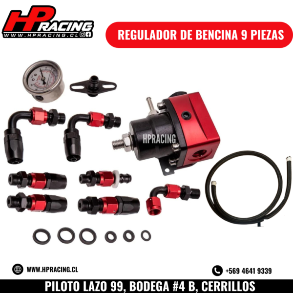 Regulador de Bencina 9 Piezas Con Manguera - Image 5