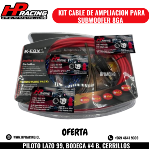 Kit Cable De Ampliación Para Subwoofer 8GA